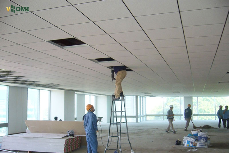 Kỹ thuật thi công trần nhựa văn phòng không phải ai cũng biết