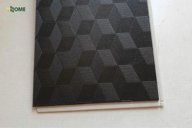 Sàn nhựa giả gỗ hèm khóa Vhome có lớp lót cao su non