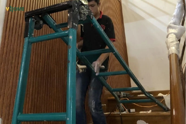 Những lưu ý khi thi công lam sóng cầu thang