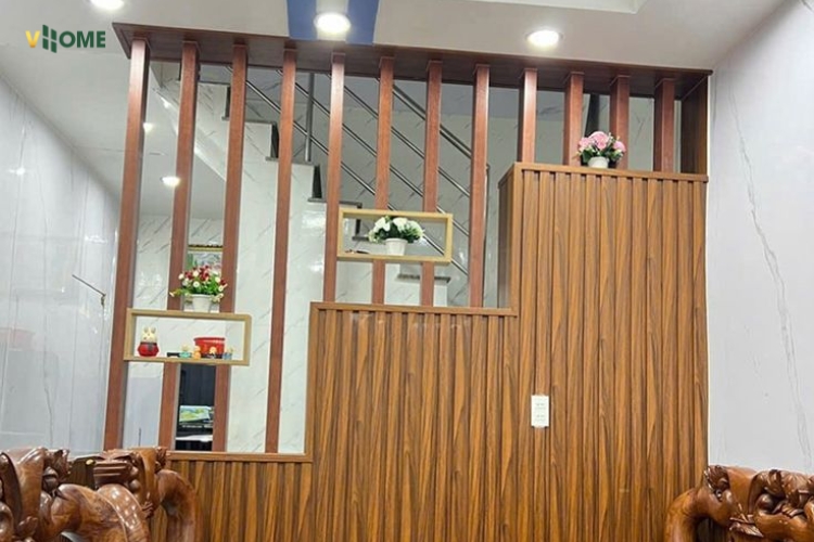 Sử dụng lam sóng như vách trang trí