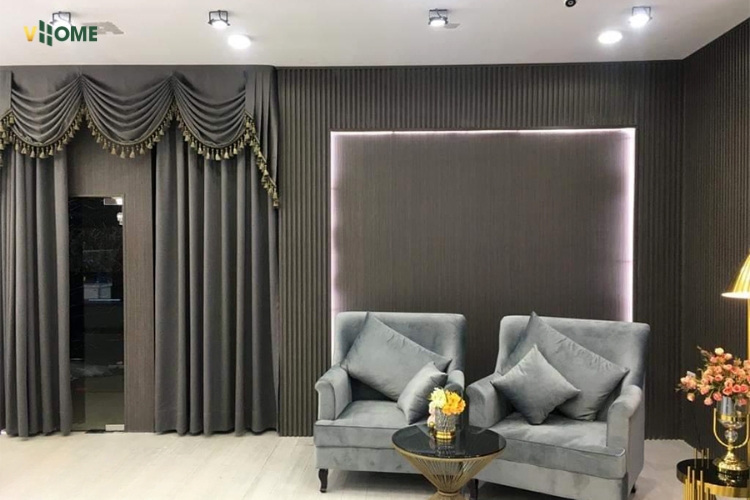 Hướng dẫn phối lam sóng màu xám
