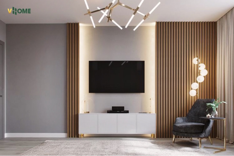 Mẫu lam sóng phòng khách ấn tượng tạo điểm nhấn Mẫu lam sóng phòng khách ấn tượng tạo điểm nhấn