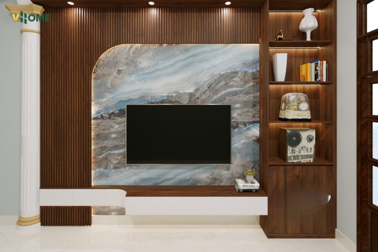 Mẫu lam sóng phòng khách ấn tượng tạo điểm nhấn Mẫu lam sóng phòng khách ấn tượng tạo điểm nhấn