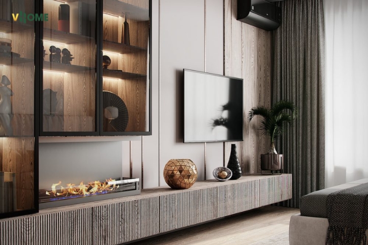 Mẫu nhựa lam sóng phòng khách đẹp - ấn tượng Mẫu lam sóng phòng khách ấn tượng tạo điểm nhấn