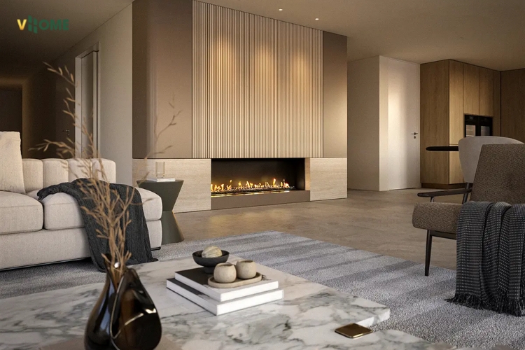 Mẫu nhựa lam sóng phòng khách đẹp - ấn tượng Mẫu lam sóng phòng khách ấn tượng tạo điểm nhấn