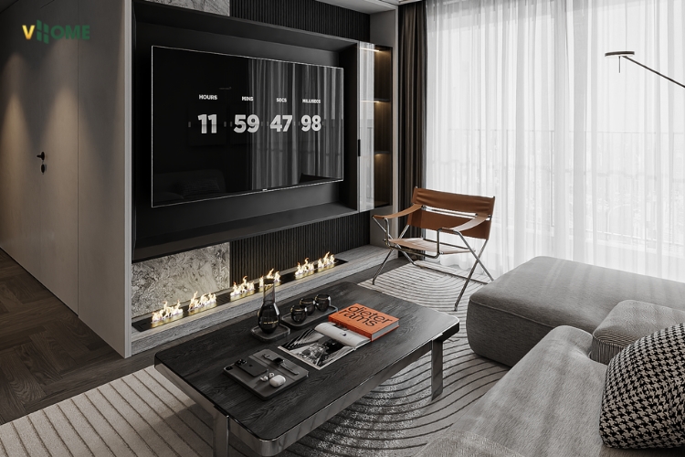 Mẫu nhựa lam sóng phòng khách đẹp - ấn tượng Mẫu lam sóng phòng khách ấn tượng tạo điểm nhấn