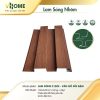 Lam sóng nhôm E150S vân gỗ sồi đậm