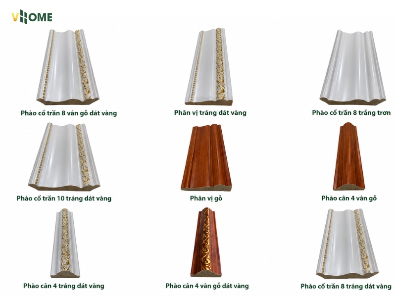 Bộ phụ kiện trần nhựa PS